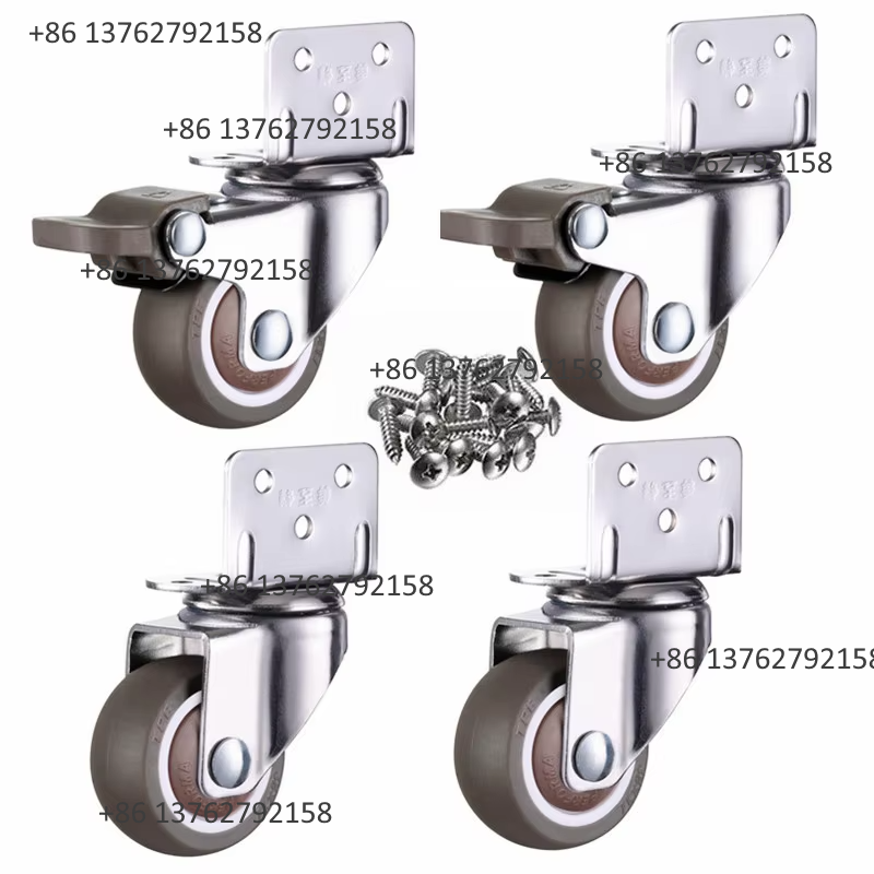 Furniture Hardware Replacement - 4 шт. мягких резиновых бесшумных поворотных