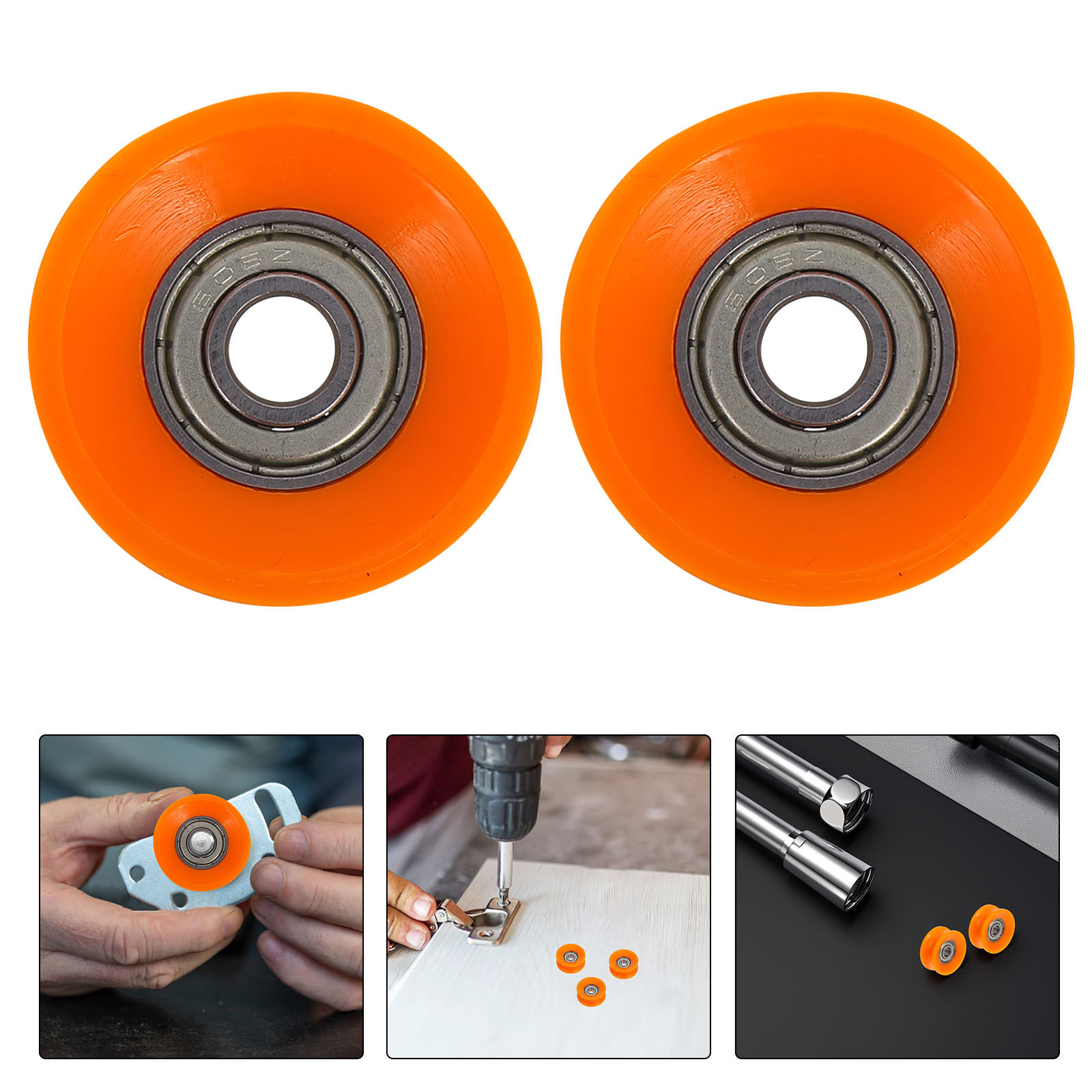 Furniture Hardware Replacement - 5 шт. нейлоновых роликов с U-образным
