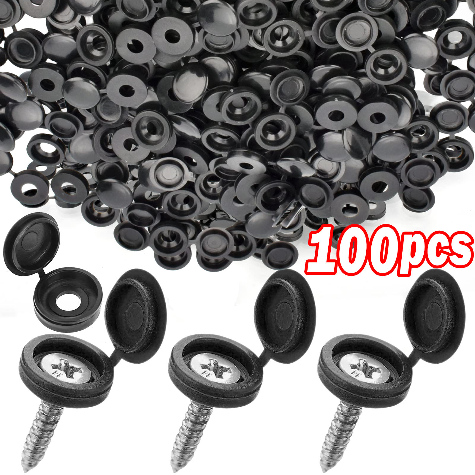 Furniture Hardware Screws - 5/100 шт. шарнирные пластиковые винты, крышки,