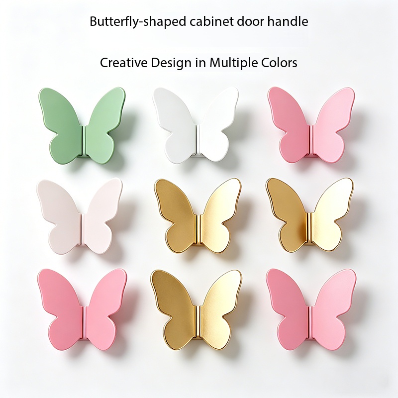 Drawer Pull Gold - Ручки-бабочки в скандинавском стиле, золотые, роскошные,