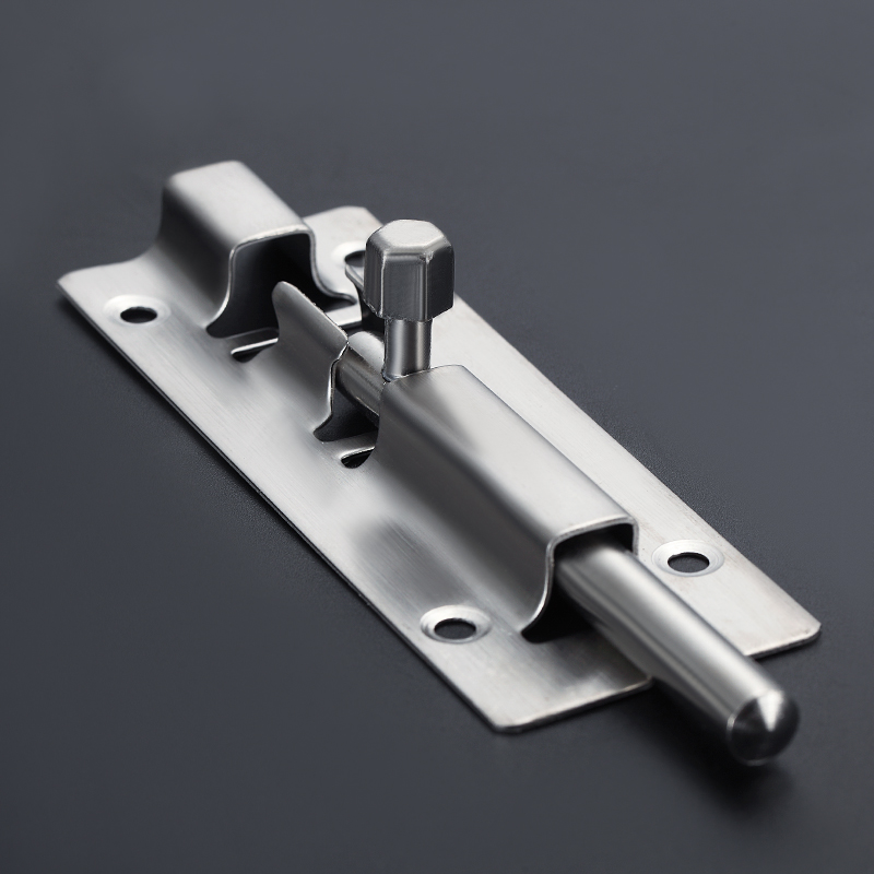 Barrel Bolt Slide - Защелка дверная серебристая, 3/4/5 дюйма, 1