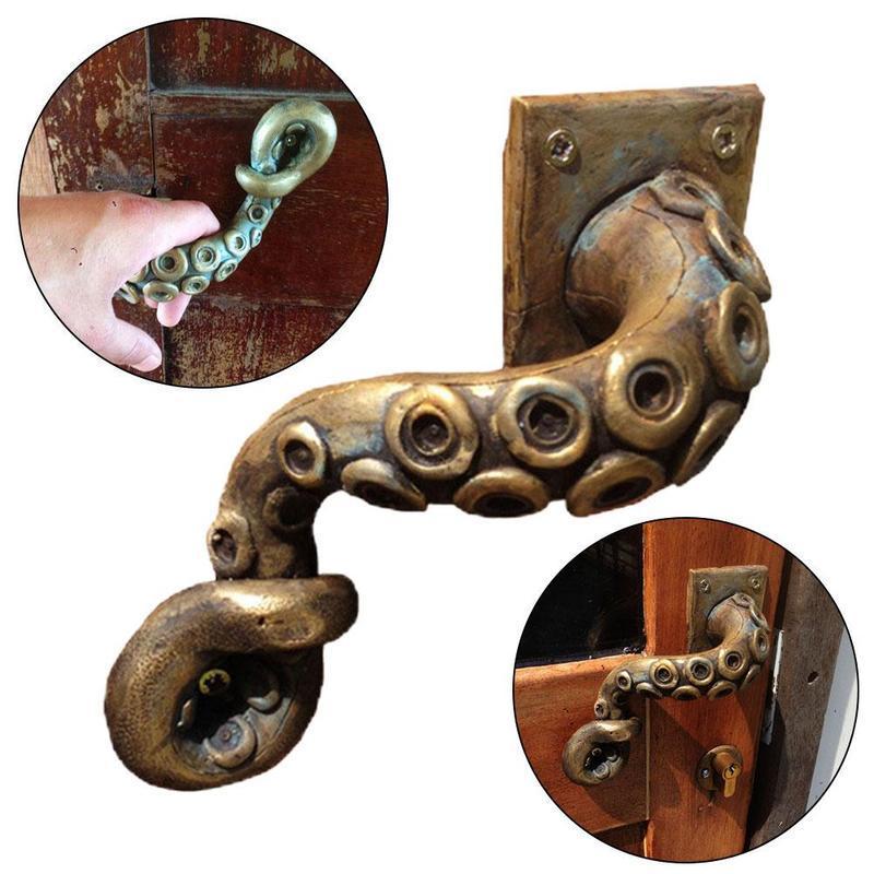 Furniture Hardware Design - Винтажная дверная ручка в виде осьминога