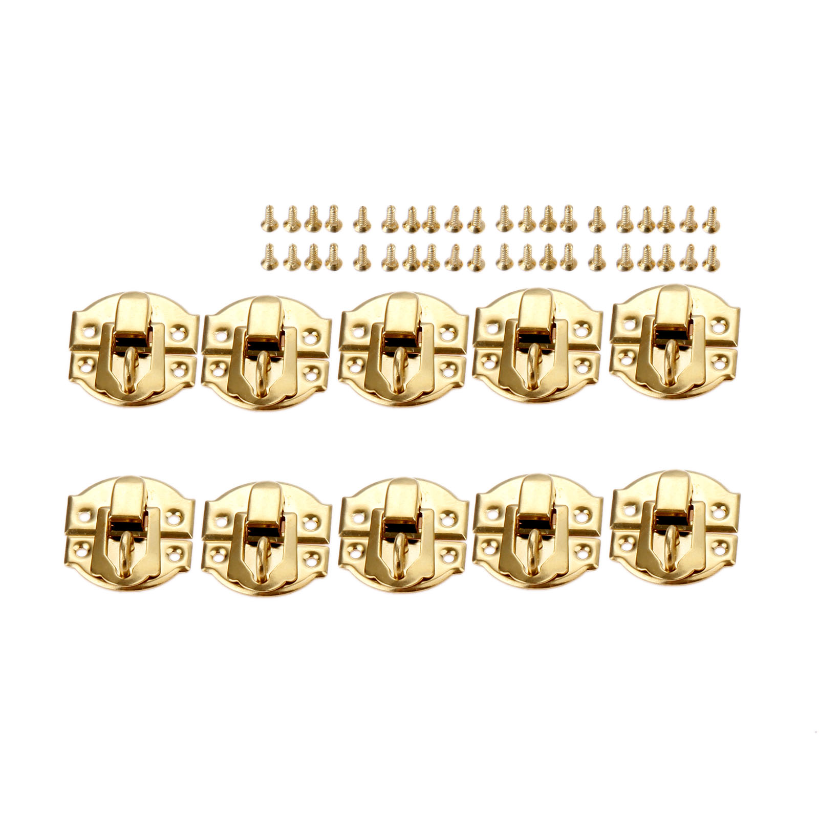 Furniture Hardware Screws - 10 шт., застежки-защелки в золотой коробке