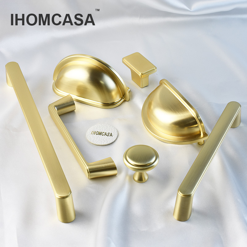 Drawer Pull Gold - Золотые ручки IHOMCASA для хранения кухонного