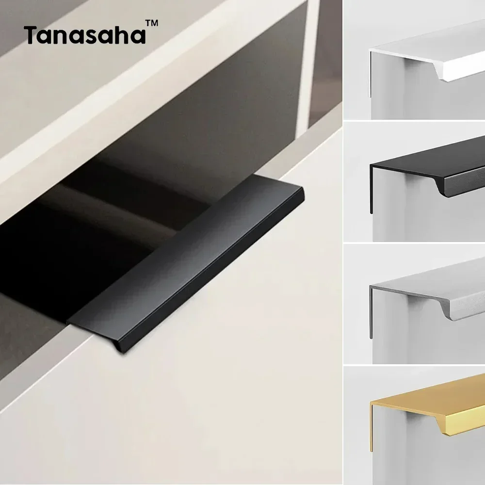 Drawer Pull Gold - Мебельная ручка без перфорации, матовое золото,