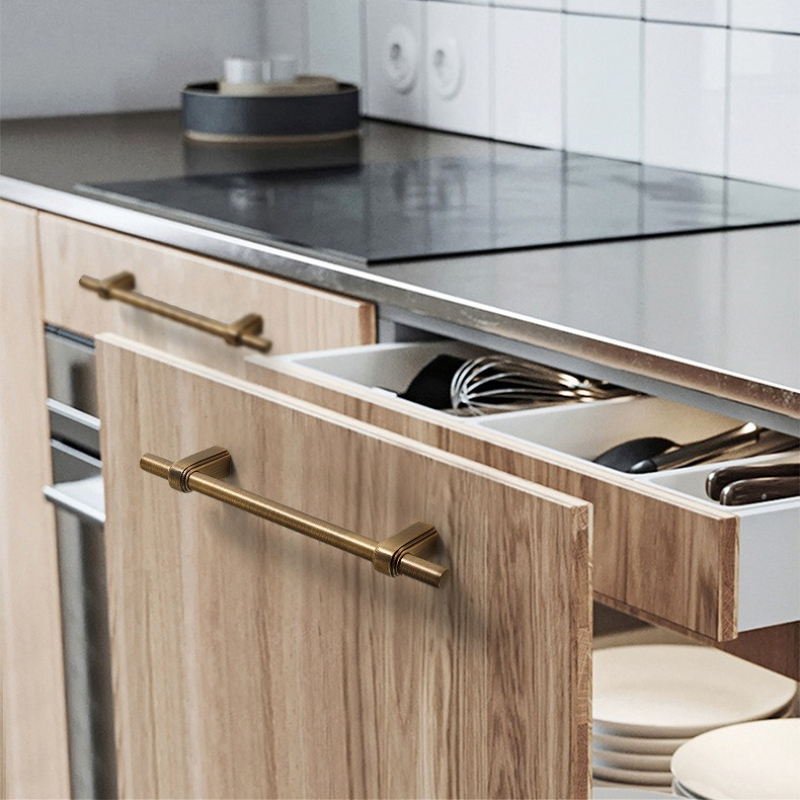 Furniture And Kitchen Hardware Fitting - Антикварные латунные ручки для мебели, бронзовые