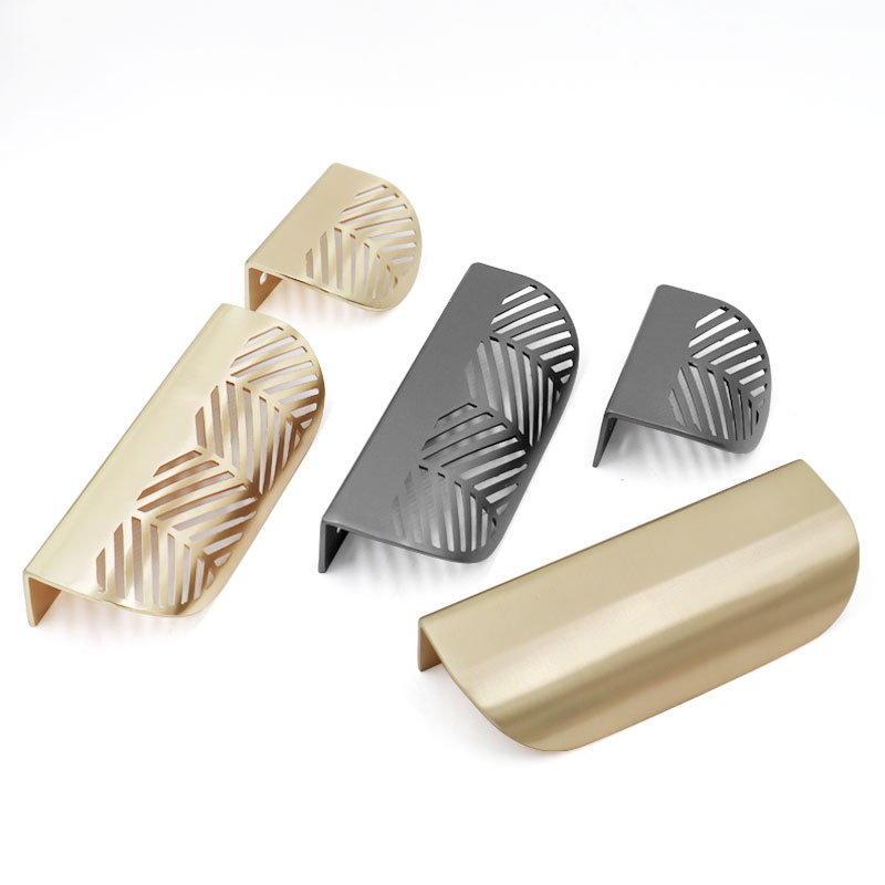Ручка в форме листа, золотые м – обзор и цена Drawer Pull Gold