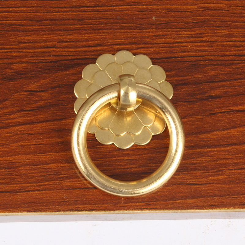 Антикварные латунные кольцевые – обзор и цена Drawer Pull Gold