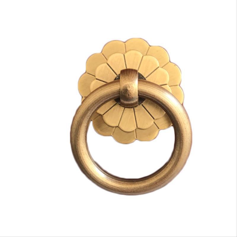 Антикварные латунные кольцевые – обзор и цена Drawer Pull Gold