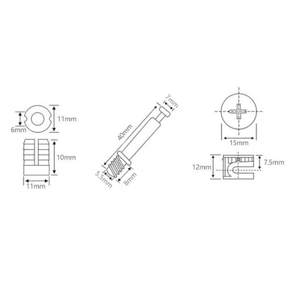 Набор для соединения мебели 3- – обзор и цена Furniture Hardware Screws