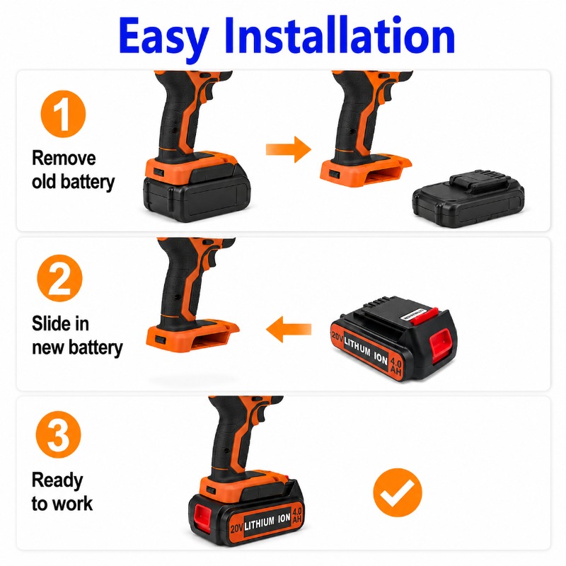 Аккумулятор 20В 6.0Ач для бесп – обзор и цена Black+Decker Tool Cordless